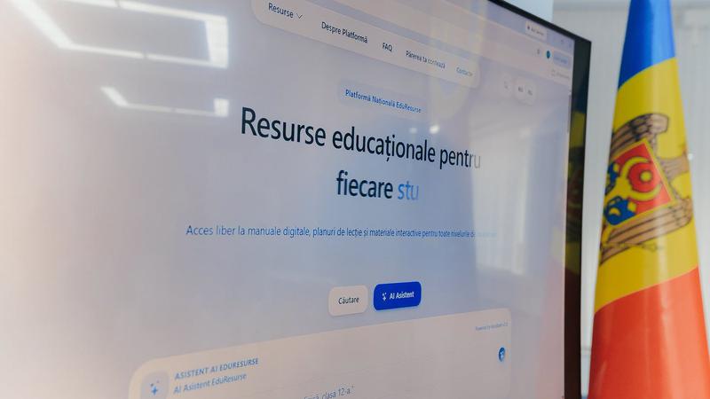 В Молдове запущена новая образовательная платформа с цифровыми учебниками и AI-ассистентом