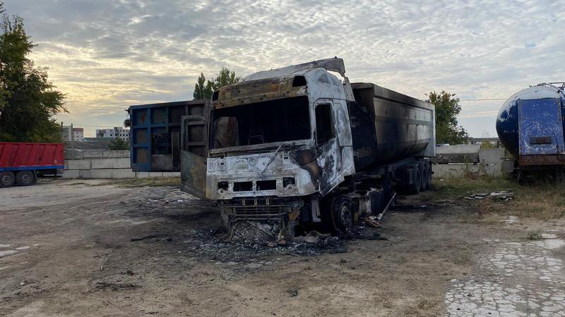 В Резине произошел пожар в грузовике, причина — короткое замыкание