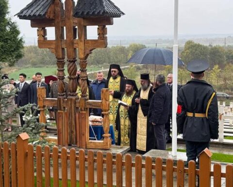 В Țiganca состоялась церемония памяти героев Румынии, павших в Второй мировой войне