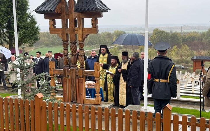 В Țiganca состоялась церемония памяти героев Румынии, павших в Второй мировой войне
